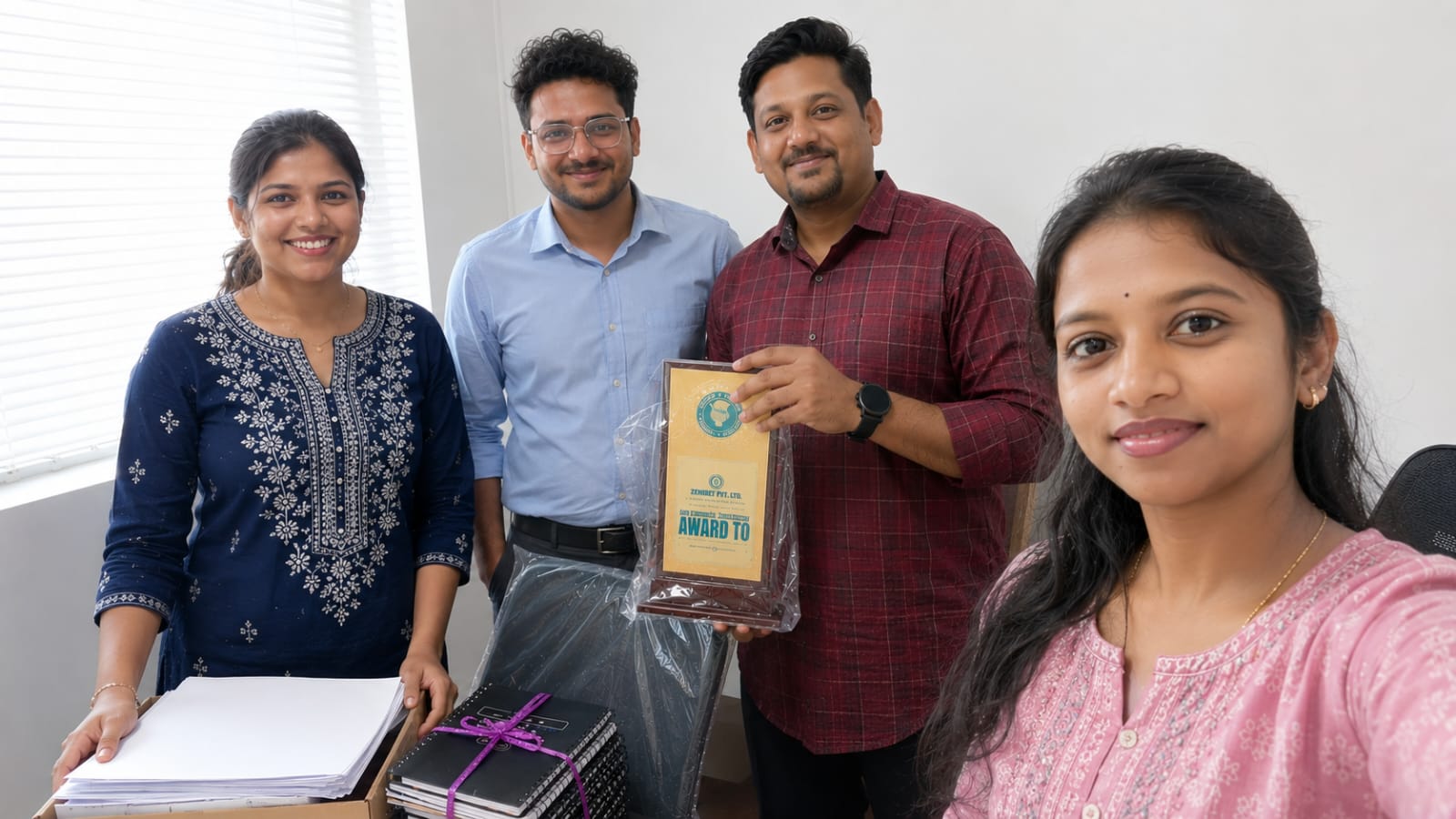 Happy corporate gifting client in Chennai